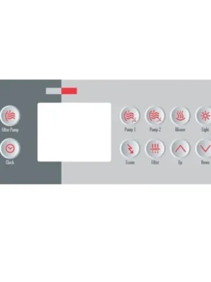 Cenová Bomba Gecko Ovládací panel TSC-4 (10 Buttons) - Polep/ nálepka - 9916-100761
