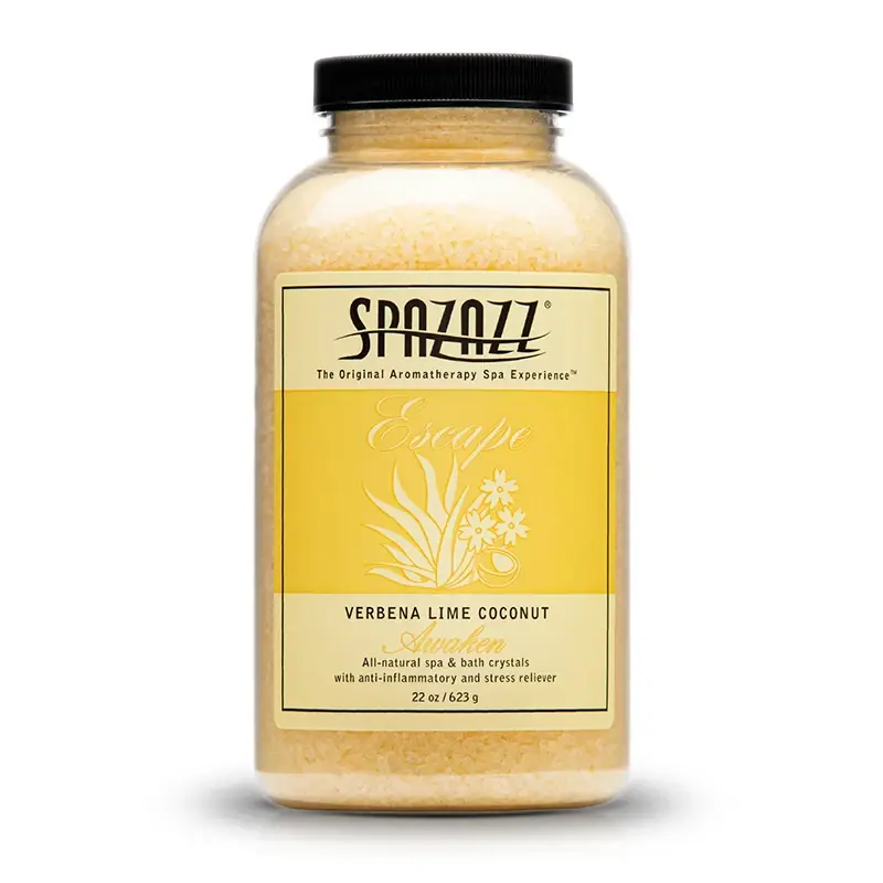 Aroma vůně pro vířivky Spazazz Crystals Verbena lime coconut (623g) Sezónní Sleva