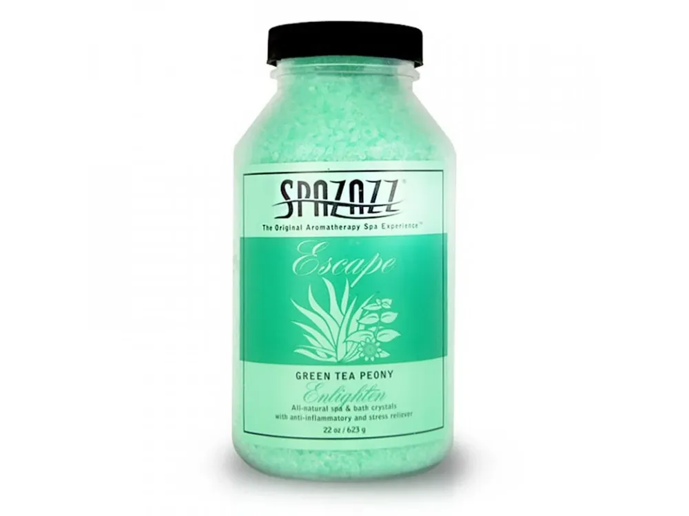 Omezená Nabídka Aroma vůně pro vířivky Spazazz Crystals Green tea peony (623g)