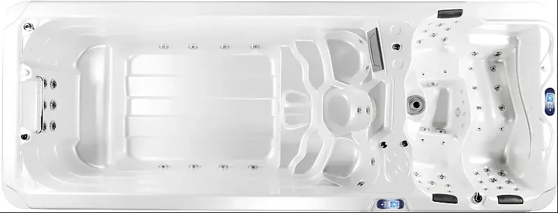 Swim Spa Nautilus XXL - perla/tmavě šedá Výprodej