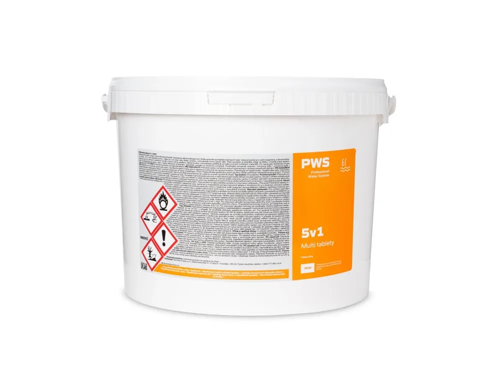 Aktuální Multi tablety 5v1 do bazénu 20g 30 kg ADR