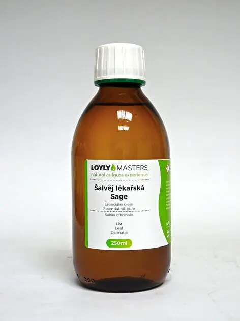 100% EO LOYLY MASTERS Šalvěj lékařská (250ml) Finální Výprodej