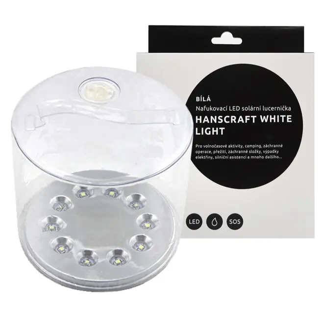 Nafukovací LED solární lucernička HANSCRAFT LIGHT Top Prodej