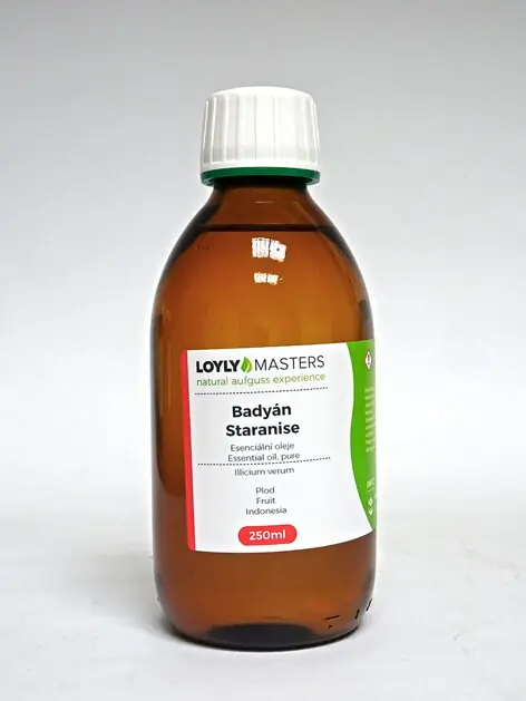 100% EO LOYLY MASTERS Badyán (250ml) BIO Poslední Šance