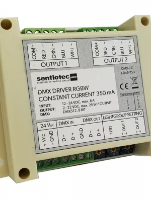 Řídící jednotka SENTIOTEC DMX CV k RGBW LED trubicovému osvětlení, 2x75W Finální Výprodej