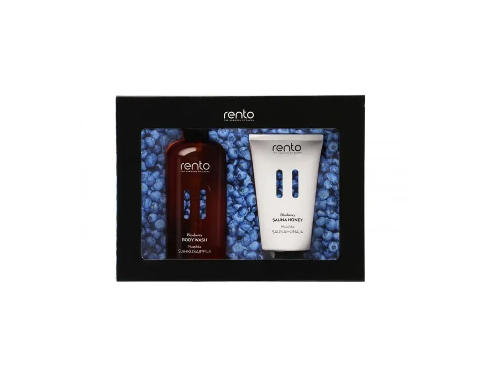 Přímo Od Výrobce Dárkový set Sprchový gel a Medový krém Rento - borůvka