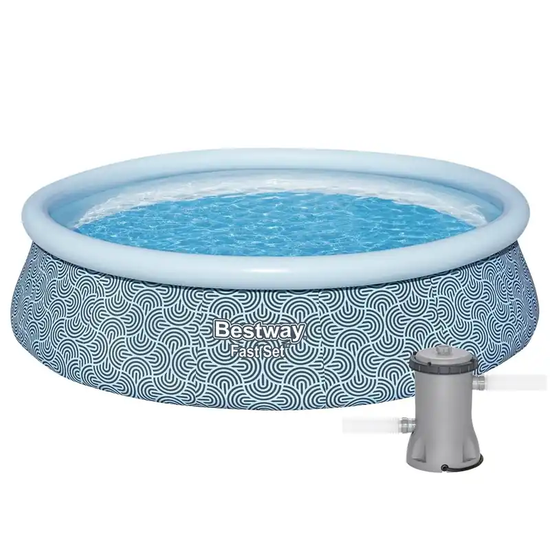 Autentický Bazén Bestway 57372 Fast set 4,57 x 1,07m set včetně příslušenství