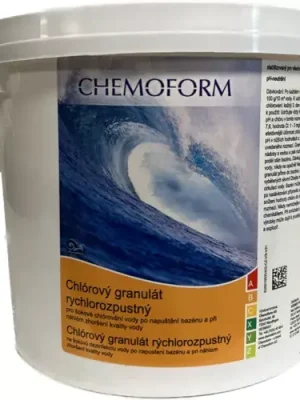 Zlevněný Chlorový granulát rychlorozpustný 3kg - chloršok, Chlór granulát, CHEMOFORM