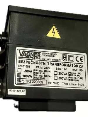 Akční Cena Vagnerpool Transformátor bazénový pro LED světla bez kabelu 100W / 230 V/12 V