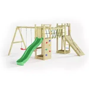 Dětské hřiště Marimex Play Basic 010 + zelená skluzavka Tovární Cena