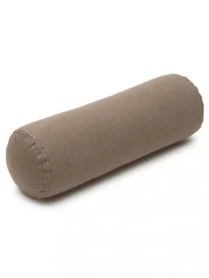 Klafs polštář váleček Mollis 18 x 50 cm hnědý Omezená Nabídka