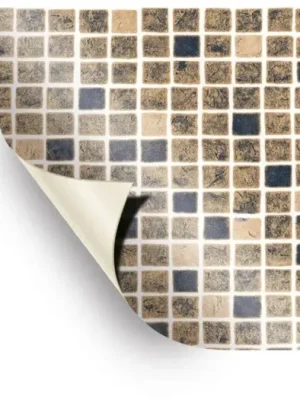 Značkový AVfol Decor - Mozaika Písková, 1,65m šíře, 1,5mm, 25m role