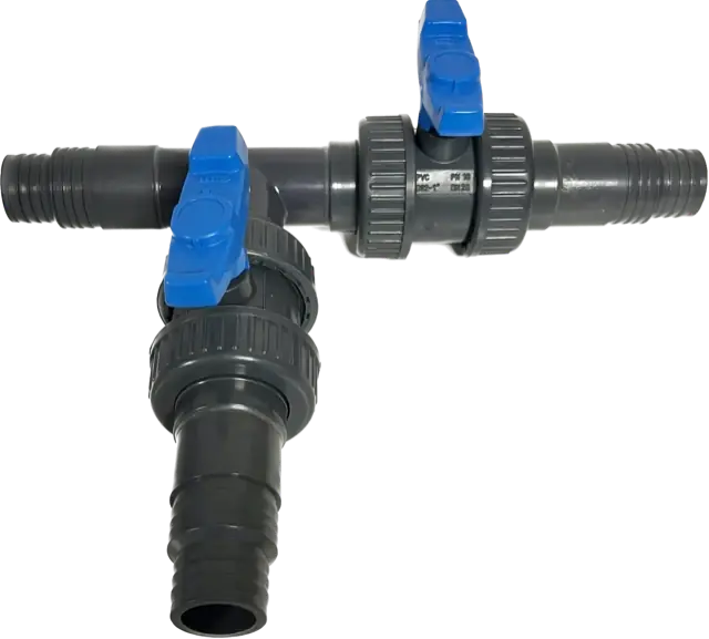 Autentický Dvouventilový obtok pro 32 i 38mm hadici (vysavač - před filtraci)
